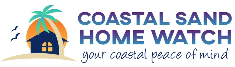 Coastal Sand Home Watch logo designed by Home Watch Marketing